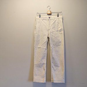 White Everlane Corduroy Pants, Size 4